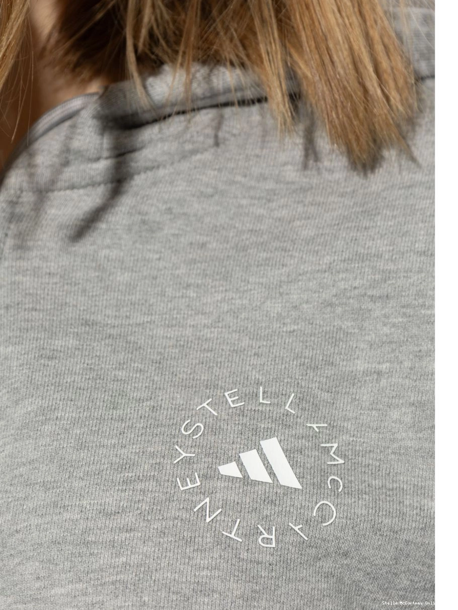 Cheap McCartney adidas cropped Women by Stella hoodie logo-print 0520